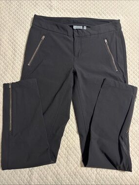Athleta Black Zip-Detail Performance Joggers